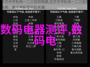 日文中字乱码一二三区别视频,日文中字乱码一二三区别视频：揭示神秘密码的关键