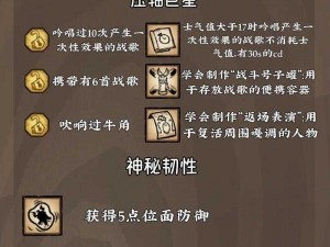 《饥荒树人角色全面解析：属性特点仇恨机制及击杀策略详解》