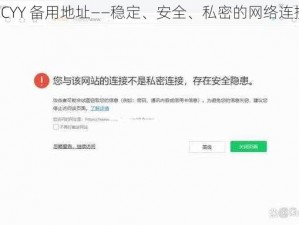 CCYY 备用地址——稳定、安全、私密的网络连接