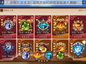 少年三国志 2：金将万能碎片获取秘籍大揭秘