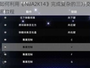 如何利用《NBA2K14》完成复杂的三方交易教程