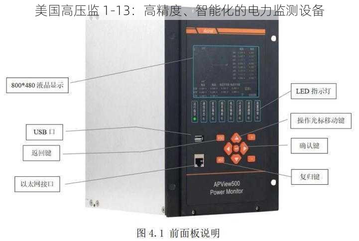 美国高压监 1-13：高精度、智能化的电力监测设备