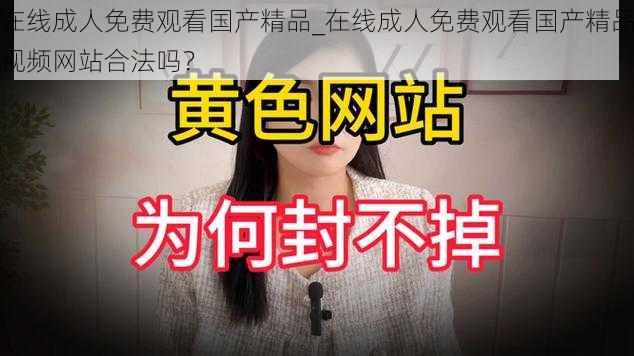 在线成人免费观看国产精品_在线成人免费观看国产精品视频网站合法吗？