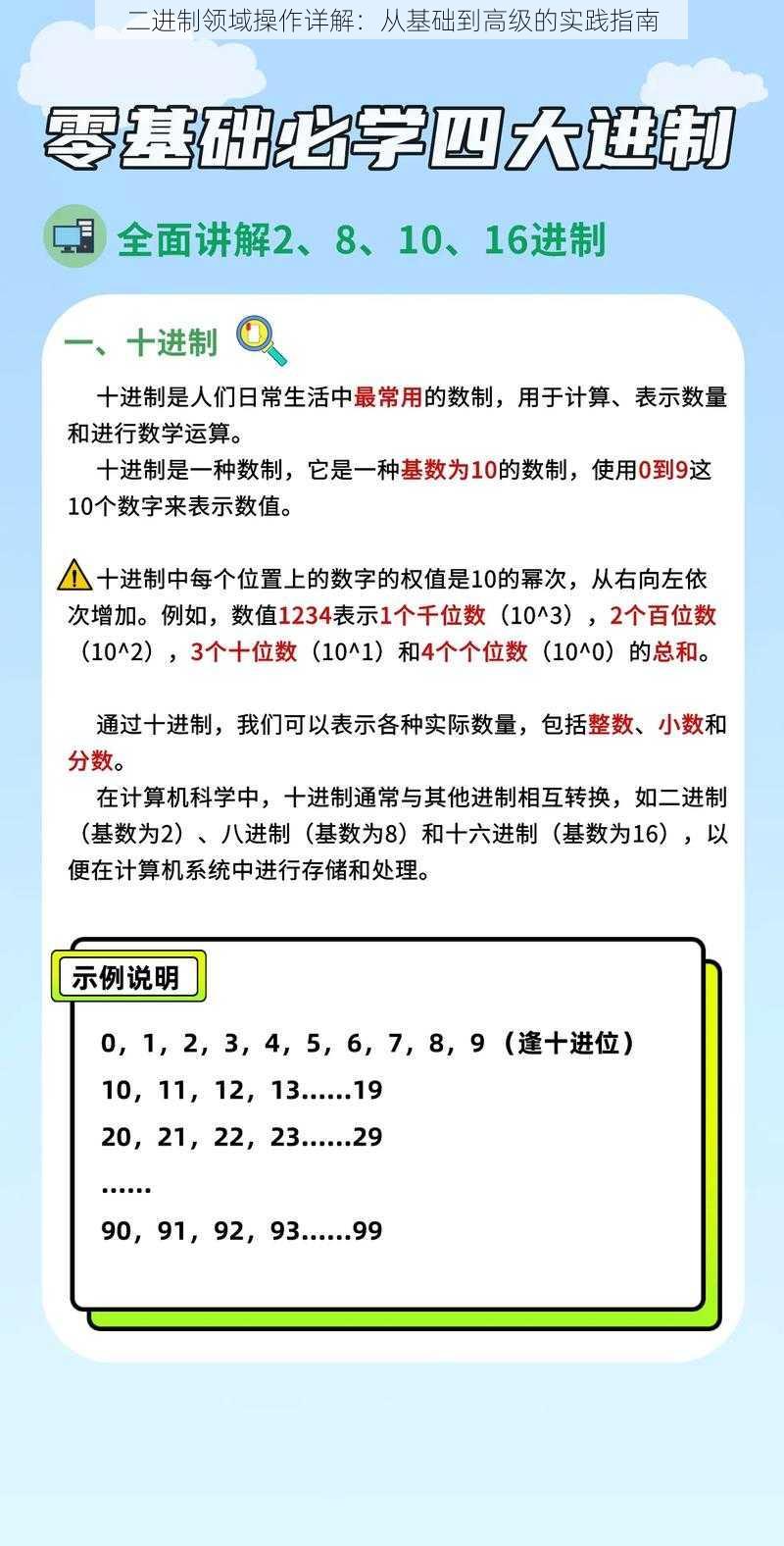 二进制领域操作详解：从基础到高级的实践指南