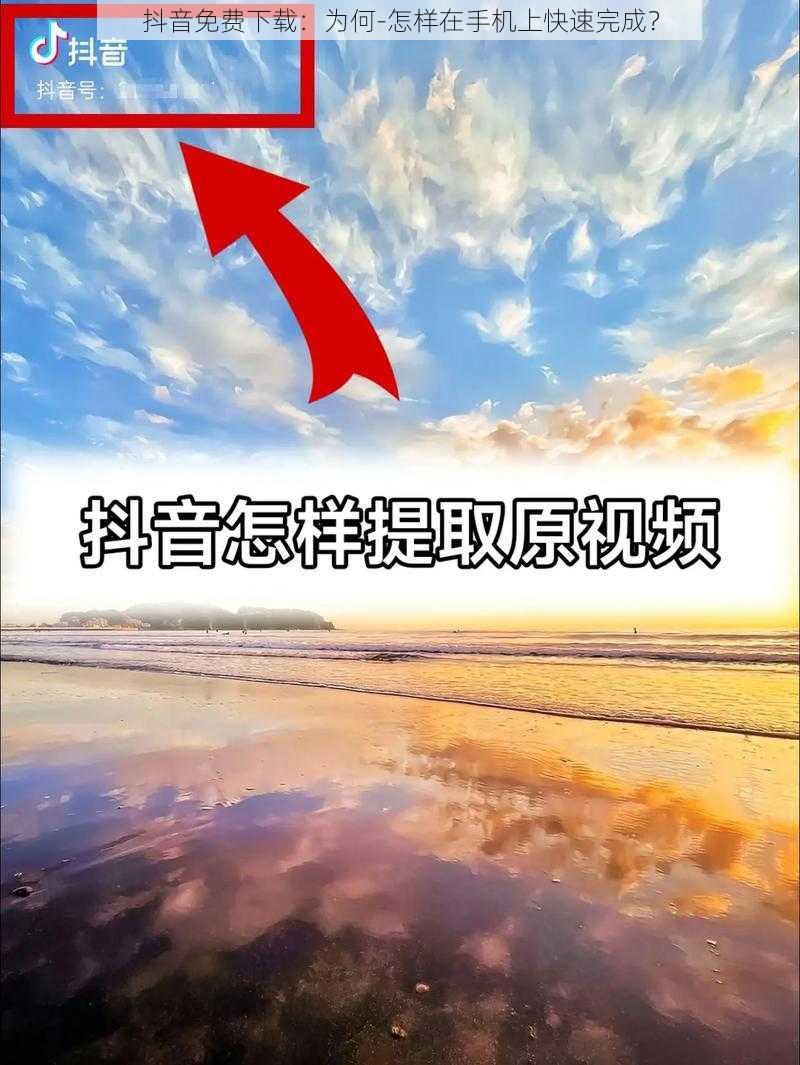 抖音免费下载：为何-怎样在手机上快速完成？