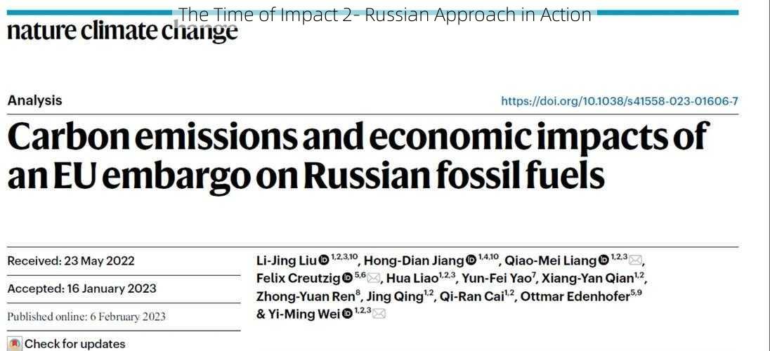 The Time of Impact 2- Russian Approach in Action