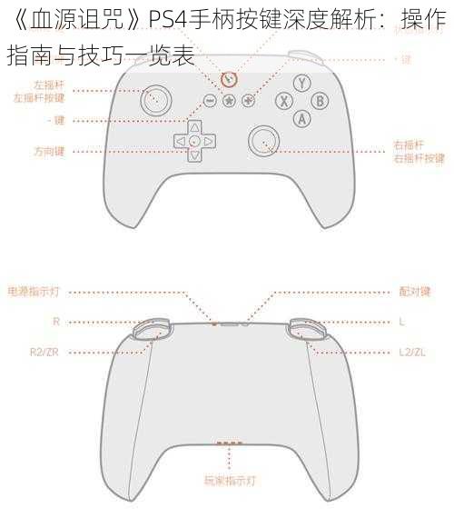 《血源诅咒》PS4手柄按键深度解析：操作指南与技巧一览表