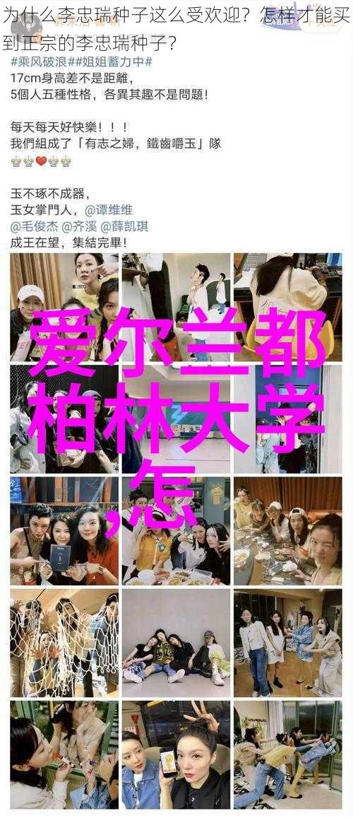 为什么李忠瑞种子这么受欢迎？怎样才能买到正宗的李忠瑞种子？