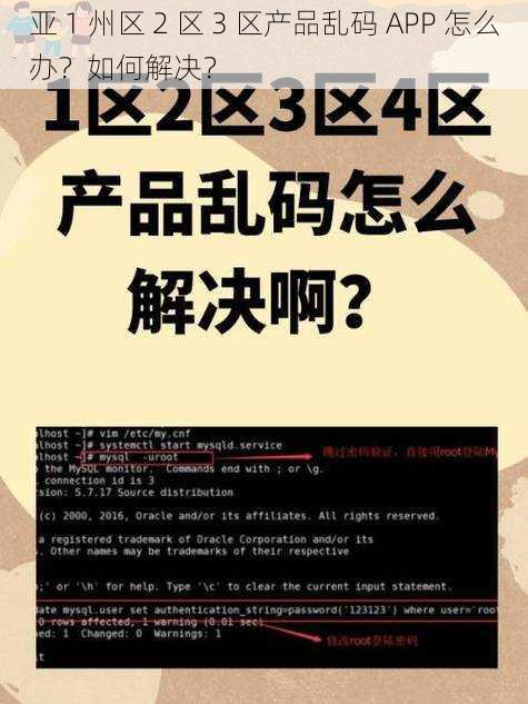 亚 1 州区 2 区 3 区产品乱码 APP 怎么办？如何解决？