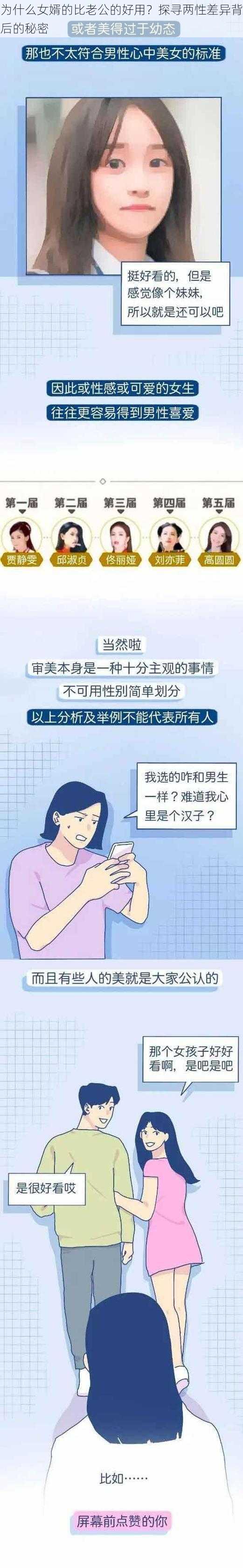 为什么女婿的比老公的好用？探寻两性差异背后的秘密