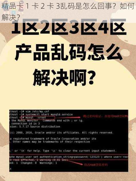 精品卡 1 卡 2 卡 3乱码是怎么回事？如何解决？