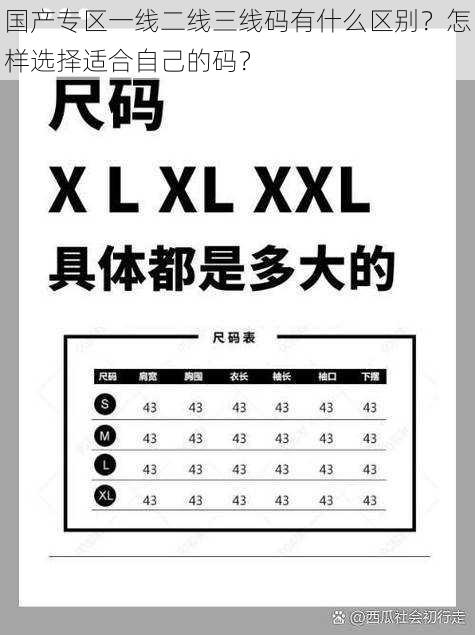 国产专区一线二线三线码有什么区别？怎样选择适合自己的码？