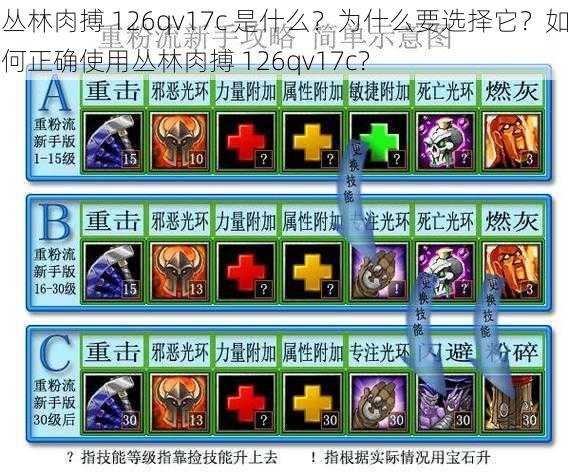 丛林肉搏 126qv17c 是什么？为什么要选择它？如何正确使用丛林肉搏 126qv17c？