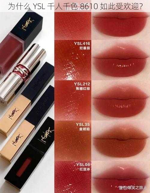 为什么 YSL 千人千色 8610 如此受欢迎？