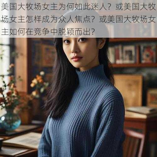 美国大牧场女主为何如此迷人？或美国大牧场女主怎样成为众人焦点？或美国大牧场女主如何在竞争中脱颖而出？