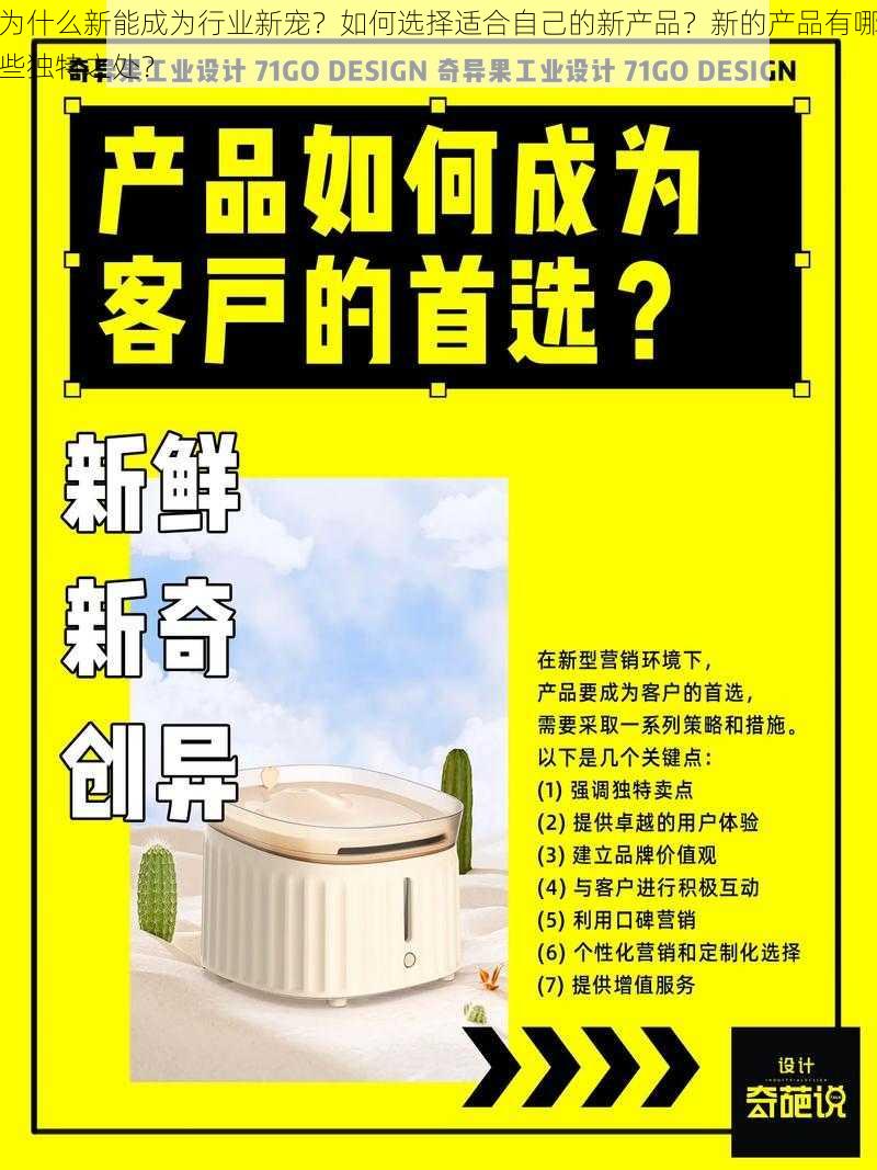 为什么新能成为行业新宠？如何选择适合自己的新产品？新的产品有哪些独特之处？